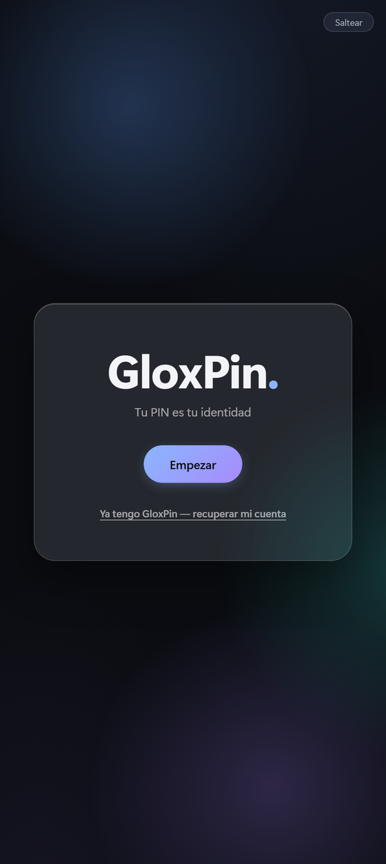 Bienvenida a GloxPin
